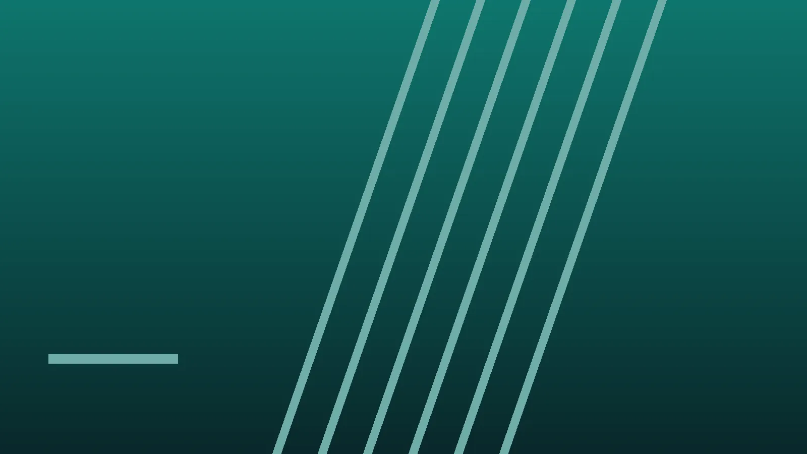 Ilustración abstracta en tonos verde azulados con líneas diagonales que representa sistemas operativos